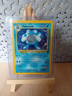 Pokemon Poliwrath 15/130 Holo Rare Base Set 2 - Image 3