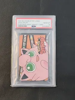 1999 Blockbuster Video Pokemon Snap Smart Card Jigglypuff - Image 1