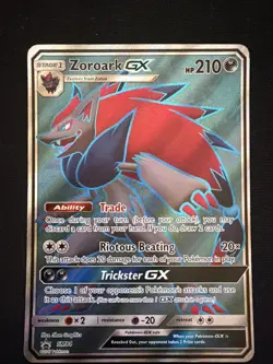 Pokemon Card Zoroark GX SM84 Black Star Promo Shining Legends Special Collection - Image 1