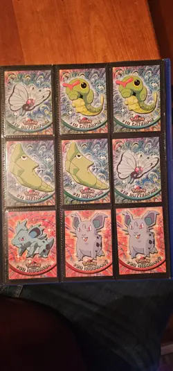 💥Lot Of Vintage Topps 2000 Chrome Pokemon Cards-27 Cards-base (no foil/holo)💥 - Image 3