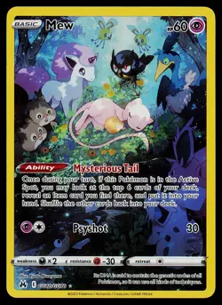 Pokemon Card Mew GG10/GG70 Crown Zenith: Galarian Gallery - Image 1