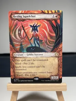 Hexing Squelcher (R, #0317) (Non-foil) Borderless Magic MTG Card Lorwyn Eclipsed - Image 1