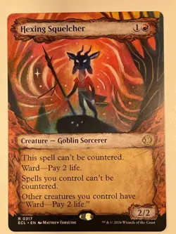 Hexing Squelcher (R, #0317) (Non-foil) Borderless Magic MTG Card Lorwyn Eclipsed - Image 2