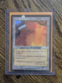 City of Traitors, Rare Magic the Gathering Card, Exodus 1998, MTG Reserved List - Image 4
