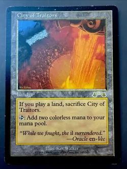 City of Traitors - RARE - Exodus - Magic the Gathering Vintage 1998 WOTC - Image 1