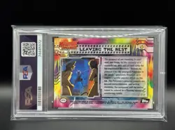 1999 Topps First Movie Edition Rainbow Foil PSA 9 LEAVING THE NEST #4 Pop 67 - Image 2