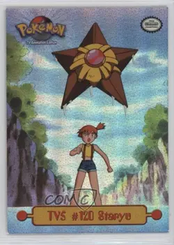 Staryu Rainbow Foil 1st Printing #TV5 1999 Topps Pokemon Movie - Image 1