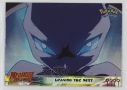 Leaving the Nest Rainbow Foil 1st Printing #4 1999 Topps Pokemon Movie - Image 1