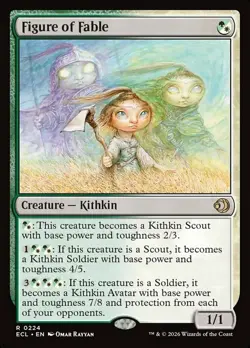 1x Figure of Fable NM-Mint, English Lorwyn Eclipsed MTG Magic - Image 1