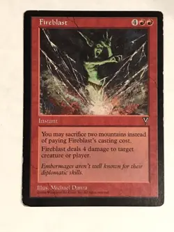 Fireblast MP Visions MTG - Image 1