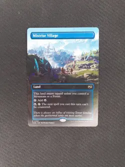 MTG Borderless - Mistrise Village - Dragons of Tarkir [Good Condition] - Image 1