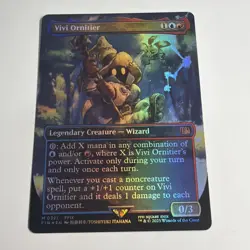 MTG Magic: The Gathering Final Fantasy Vivi Ornitier (Borderless) Foil 0321 FIN - Image 1
