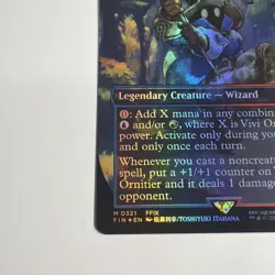 MTG Magic: The Gathering Final Fantasy Vivi Ornitier (Borderless) Foil 0321 FIN - Image 3
