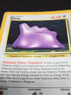 Ditto 3/62 Pokemon Fossil (Holo) - LP - Image 1