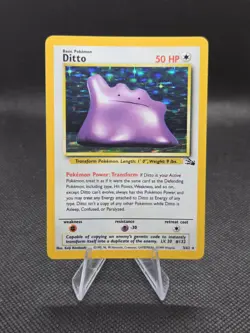 Ditto 3/62 Pokemon Fossil (Holo) - LP - Image 2