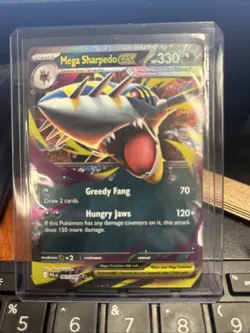 Mega Sharpedo ex Double Rare 061/094 Phantasmal Flames Pokemon TCG NM - Image 1