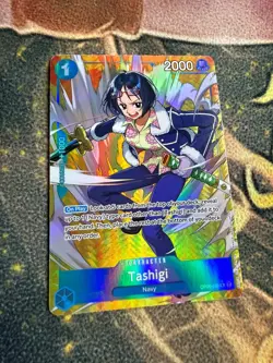 One Piece CCG Tashigi Alt Full Art Foil Op06 050 English - Image 2