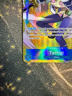 One Piece CCG Tashigi Alt Full Art Foil Op06 050 English - Image 3