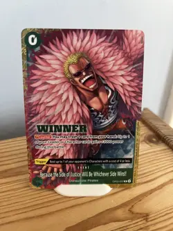 Because the Side of Justice Will Be Whichever Side Wins!!- OP05-037 winner promo - Image 1