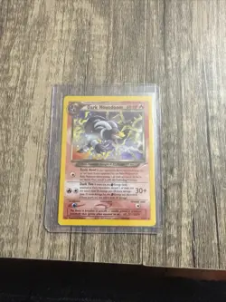 Pokemon Card - Dark Houndoom 1st Edition Neo Destiny 7/105 Holo Rare MP - Image 1