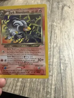 Pokemon Card - Dark Houndoom 1st Edition Neo Destiny 7/105 Holo Rare MP - Image 3