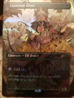 HALO FOIL - Llanowar Elves - MTG Encyclopedia Of Magic - Secret Lair - 0039 - Image 1