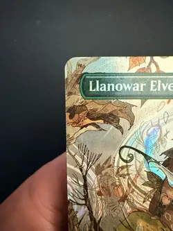 MTG Secret Lair Encyclopedia of Magic 0039 Llanowar Elves Halo Foil Chase - Image 4