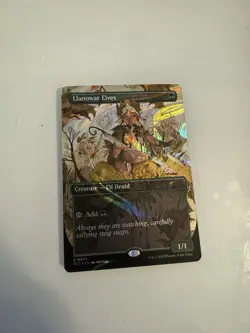 Llanowar Elves Halo Foil MTG Secret Lair Encyclopedia Of Magic (0039) Fresh! - Image 2