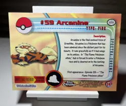2000 Topps Chrome Pokemon Arcanine Spectra #59 (Damaged) !!Read Description!! - Image 2