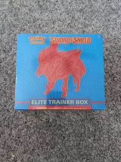 Pokemon Sword and Shield Base Set ETB Elite Trainer Box NEW Factory Sealed 820650104459 - Image 1