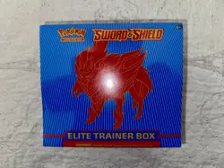 Pokemon Sword and Shield Base Set ETB Elite Trainer Box NEW Factory Sealed 820650104459 - Image 1
