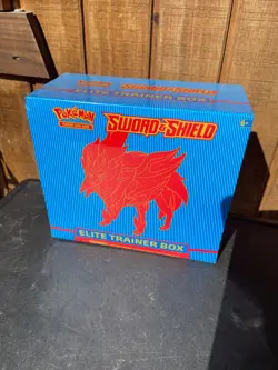 Pokemon Sword and Shield Base Set ETB Elite Trainer Box - Factory Sealed 820650104459 - Image 1
