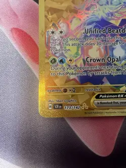Pokemon TCG Terapagos EX 173/142 Stellar Crown Hyper Rare Gold Holo Card - Image 3