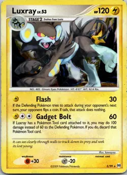 Luxray 5/99 Holo Rare Arceus LP Pokemon TCG - Image 1