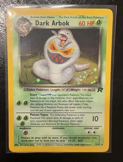 Lot Of 2 Rocket Set Rare Holo Pokemon Cards Rainbow Energy And Dark Arbok - Image 2