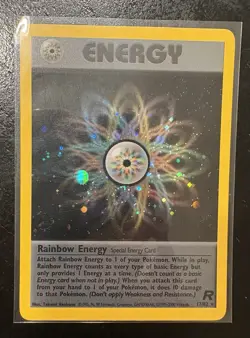 Lot Of 2 Rocket Set Rare Holo Pokemon Cards Rainbow Energy And Dark Arbok - Image 3