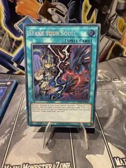 Yu-Gi-Oh TCG Stake Your Soul Prismatic Secret Rare Card MP24-EN142 - Image 1