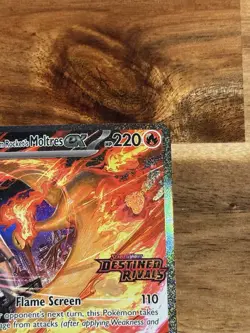 Pokemon TCG Team Rockets Moltres EX Destined Rivals Card 229/182 SIR Stamped - Image 3