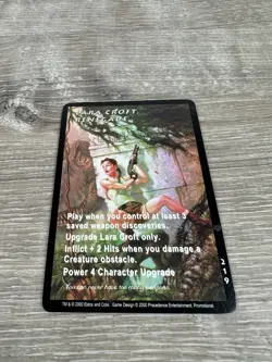 Tomb Raider CCG Card Game Big Guns Box Topper Lara Croft Renegade - Image 2