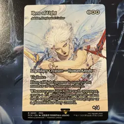 Hero of Light #0001 R Showcase MTG Final Fantasy Regular NM - Image 1