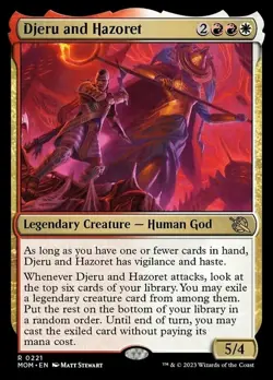 Djeru and Hazoret - Foil x1 - March of the Machine - NM-Mint, English - March of - Image 1