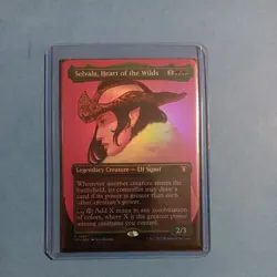 Selvala, Heart of the Wilds (Borderless) MTG Commander Masters Foil NM - Image 1