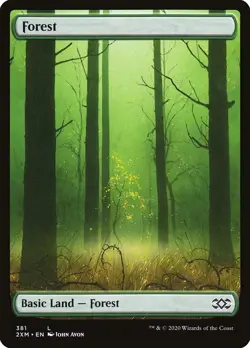MTG Forest (381) Full Art ** Double Masters ** English - Image 1