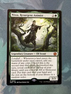 MtG Nissa, Resurgent Animist - March Of The Machine: The Aftermath - Image 1