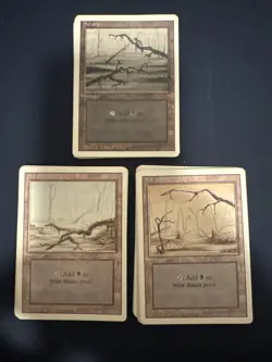 MTG - Magic The Gathering - Swamp X 30 - Revised - LP/EX- NP/LN! - Image 1