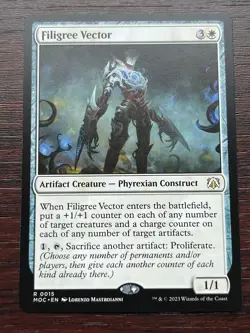 1x FILIGREE VECTOR - Commander - MTG - Magic the Gathering - Image 1