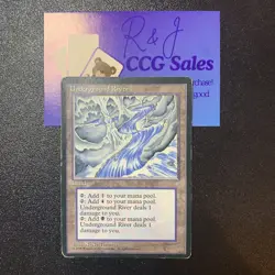 MTG - Underground River - Ice Age - Lightly Played - Image 1