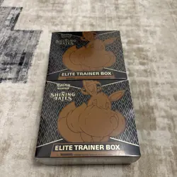 Pokemon TCG Shining Fates Eevee Elite Trainer Box ETB Factory Sealed x2 - Image 1