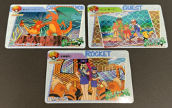 Lot of 3 Carddass Satoshi's Pokemon Prism Vending Machine Vintage Replicas *Read - Image 3