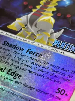 Pokemon Giratina Holo 4/146 Platinum Set Rare Lv.52 2008 Nintendo | Damaged - Image 2